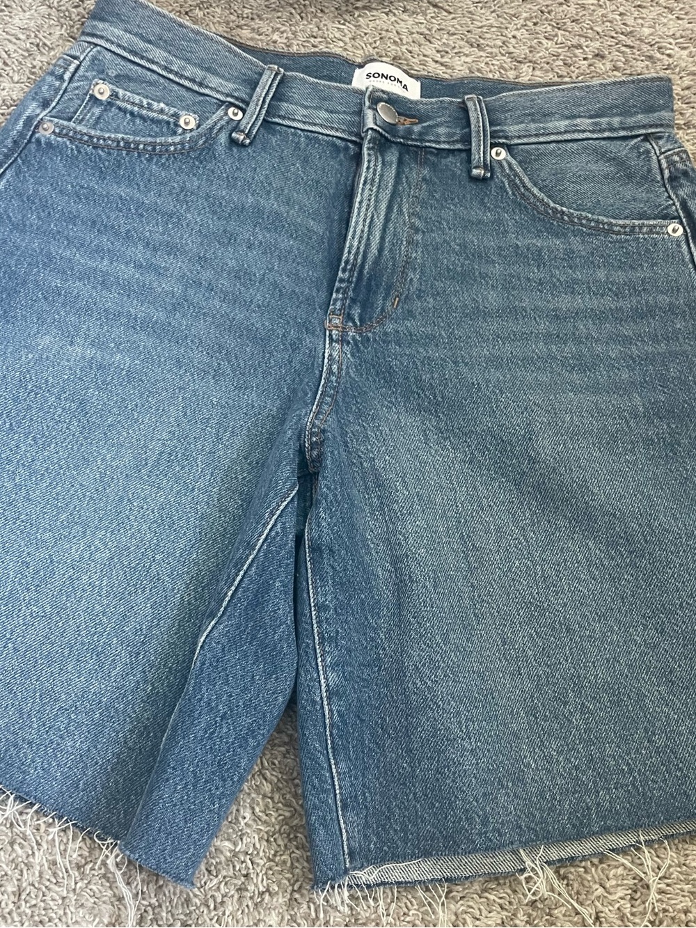 Sonoma Midwash Denim Cutoff Shorts